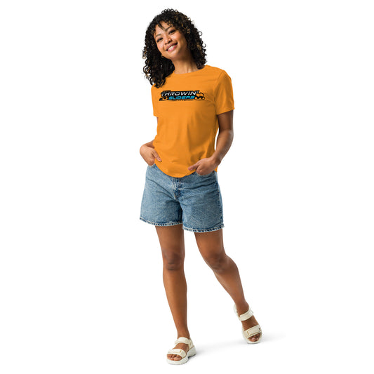 Scrubbin' Tires Media - Throwin' Sliders T-Shirt - Women's