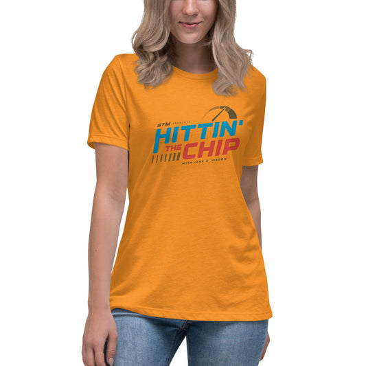 Scrubbin' Tires Media - Hittin' The Chip T-Shirt - Women's